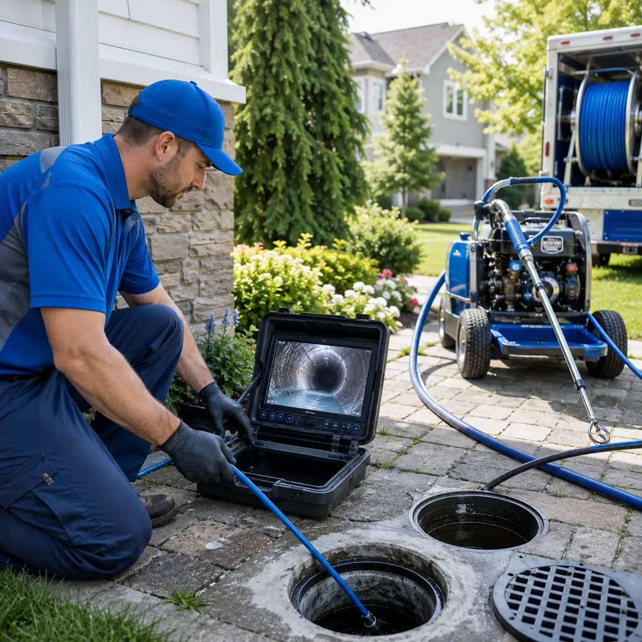 Outdoor drain cleaning professionals serving Leslie, WV