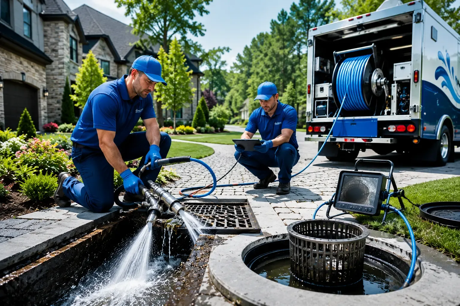 Local outdoor drain cleaning professionals in Leslie, WV